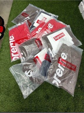 Supreme Box Logo pants Lot - Red & Brown